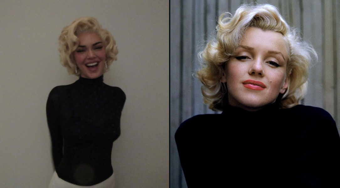 Kendall Jenner chooses Marilyn Monroe for Halloween